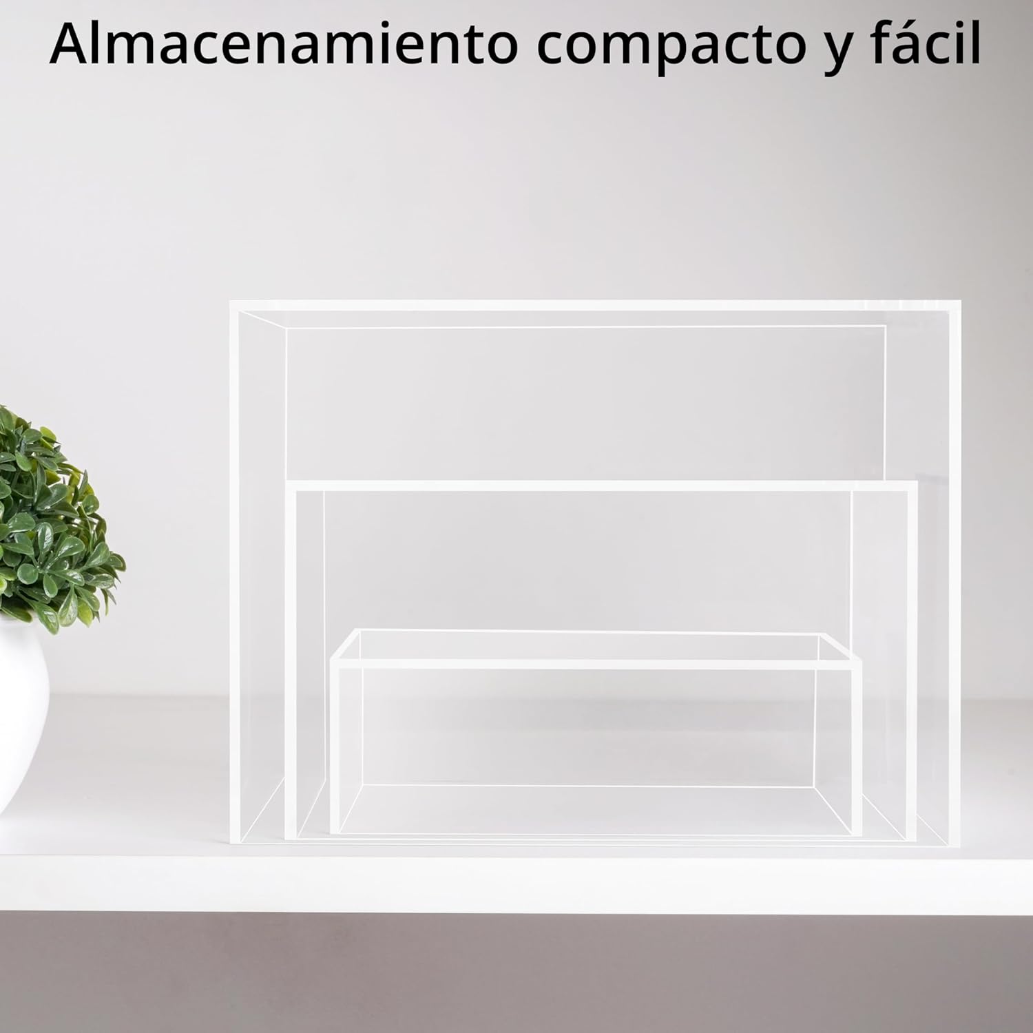 Cajas Acrílicas Expositoras 3Pz. Cajas Acrílicas Expositoras 3Pz.